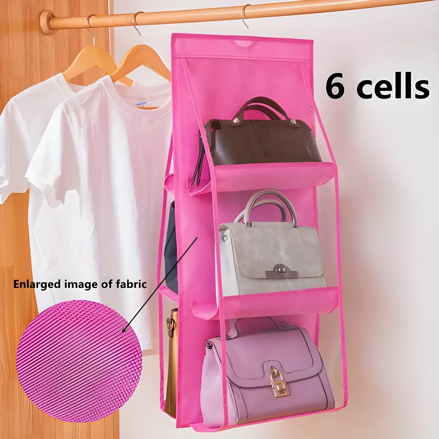 Best clear hanging purse organizer - closet organizers | 2025 | fast shipping