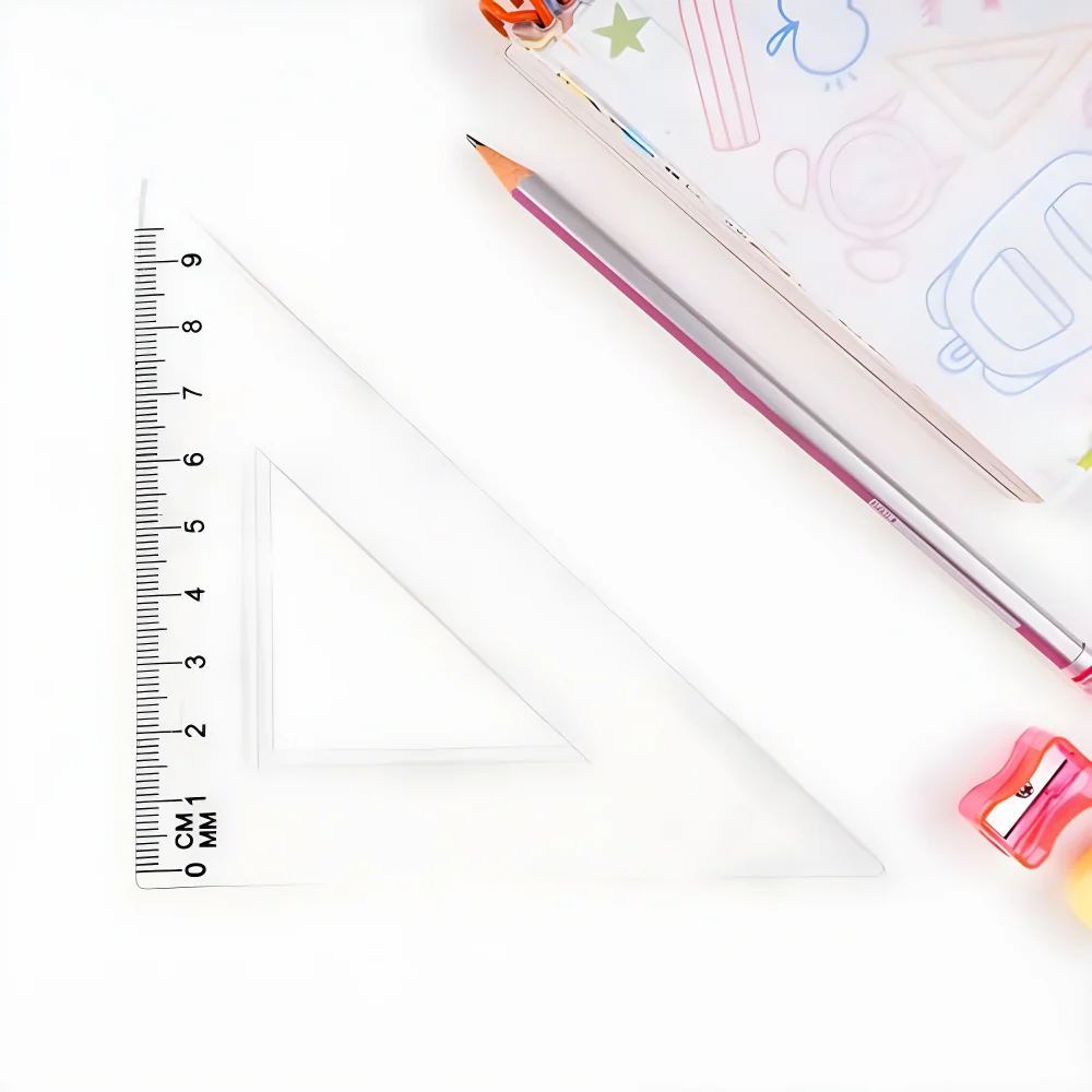 Clear Plastic Geometry Set - Office Products