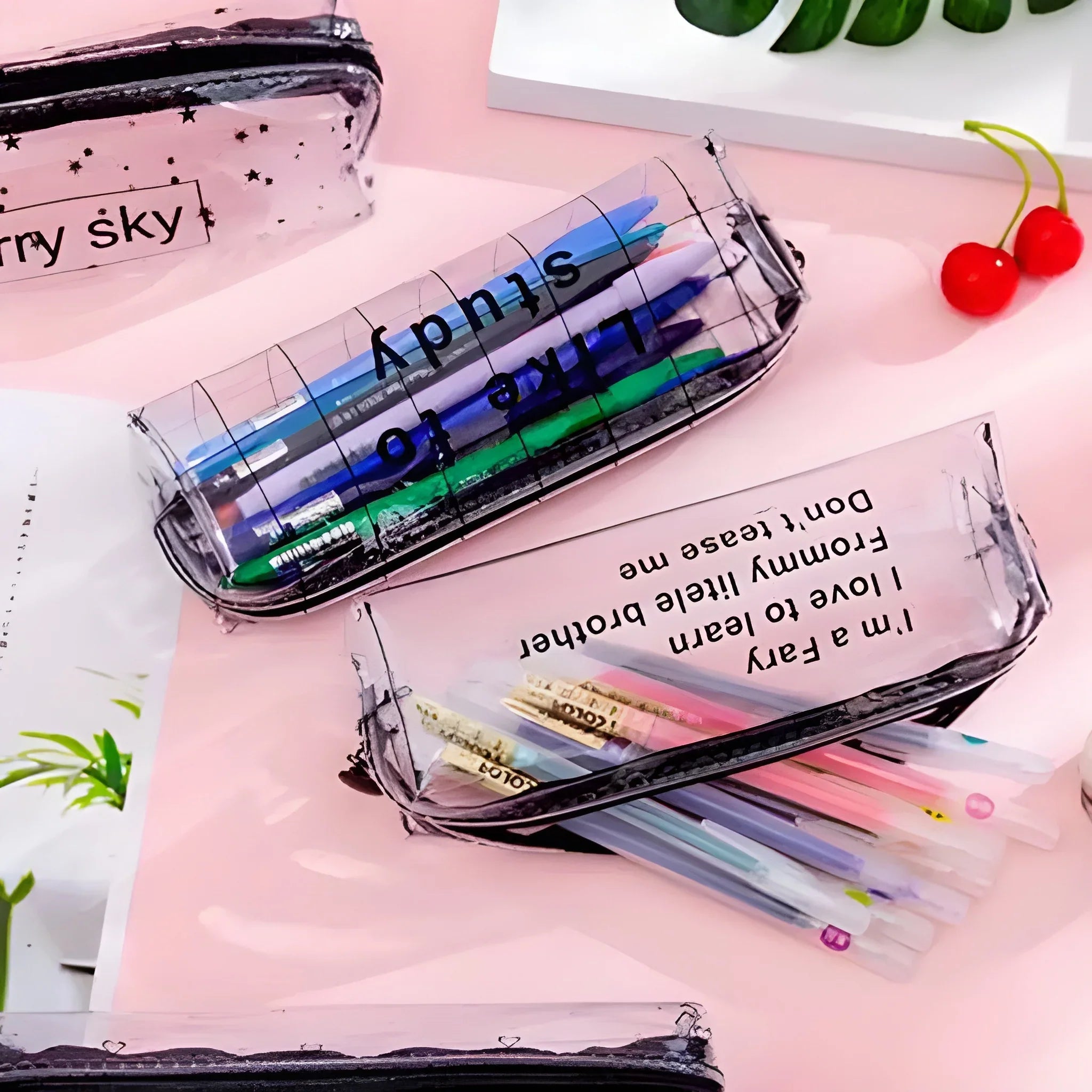 Best clear zipper pouch - pen & pencil cases | 2025 | fast shipping