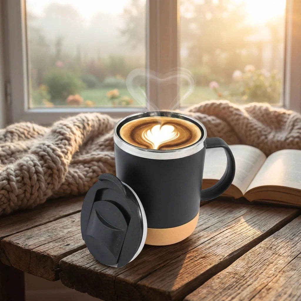 Best coffee mug with lid (approx 350ml) - mugs | 2026 | fast shipping