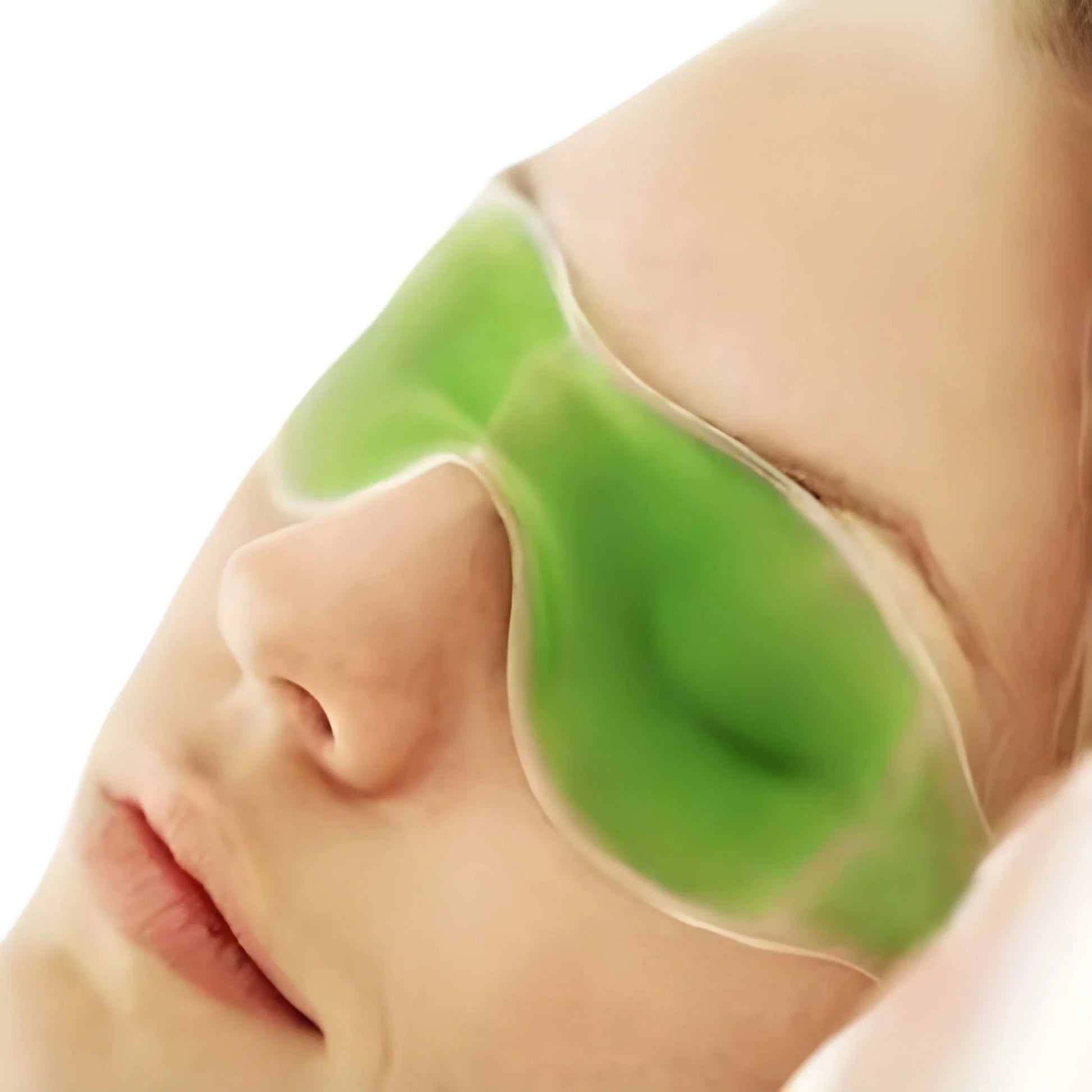 Cold Eye Mask With Stick-on Straps - Health & Personal Care