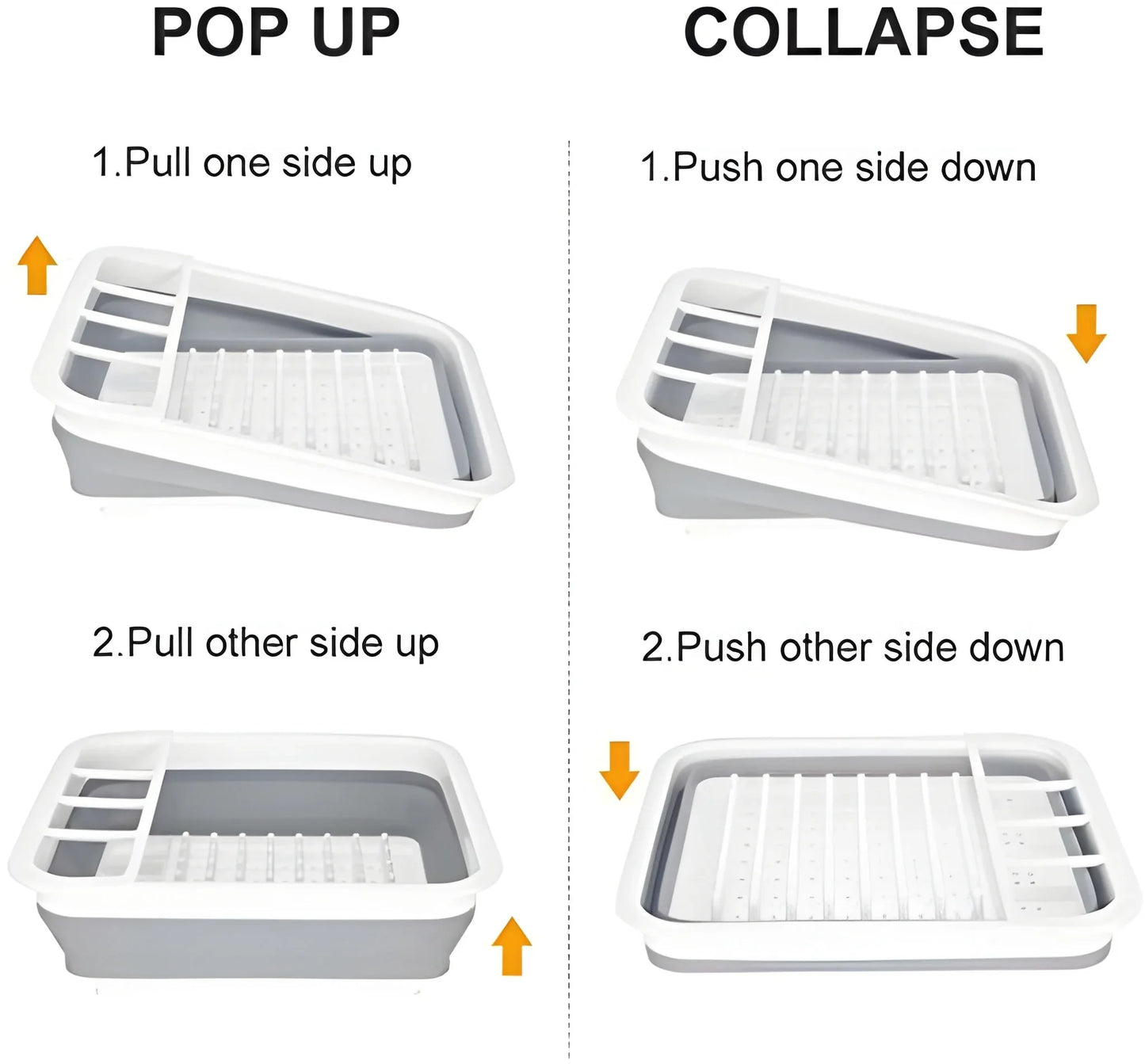 Best collapsible folding silicone dish drying drainer rack - home & garden | 2025 | fast shipping