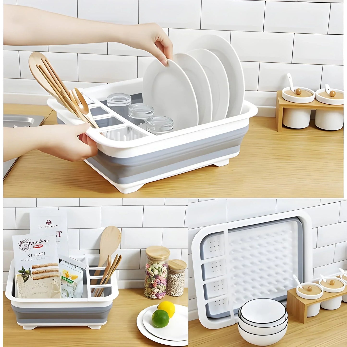 Best collapsible folding silicone dish drying drainer rack - home & garden | 2025 | fast shipping