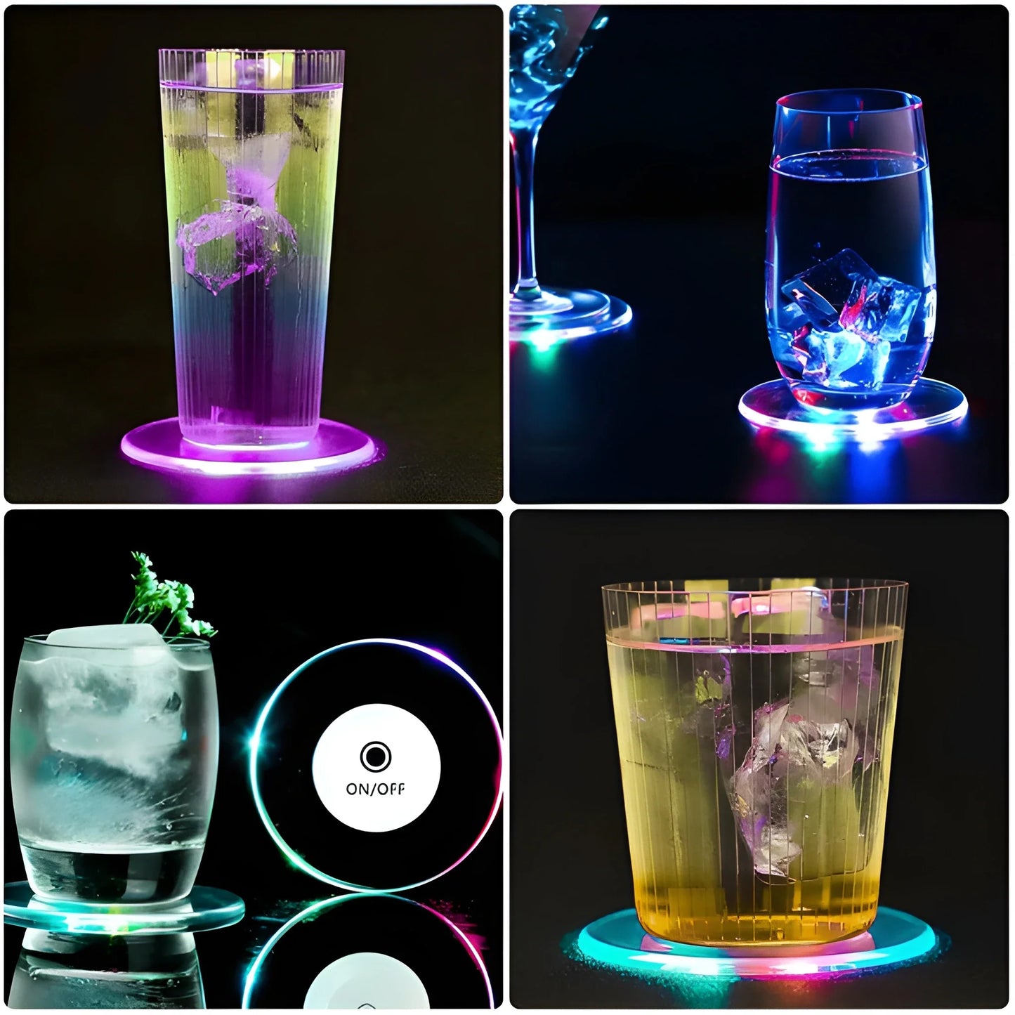 Best color-changing led party coasters - 2025 | fast shipping