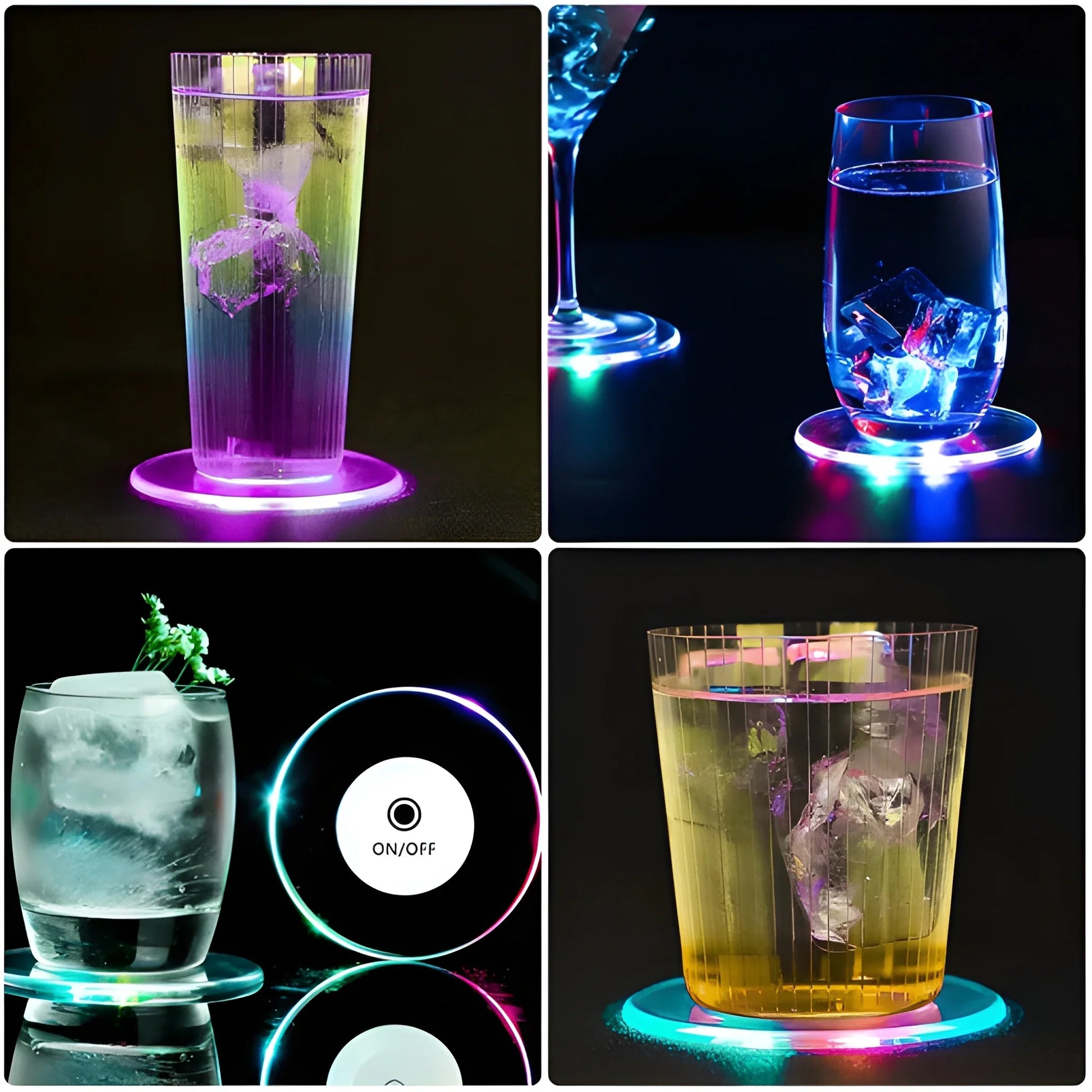 Best color-changing led party coasters - 2025 | fast shipping