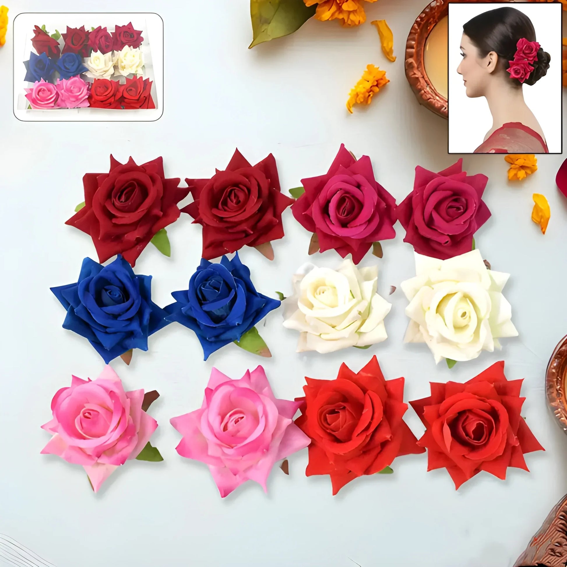 Best colorful flower hair clips - 2025 | fast shipping