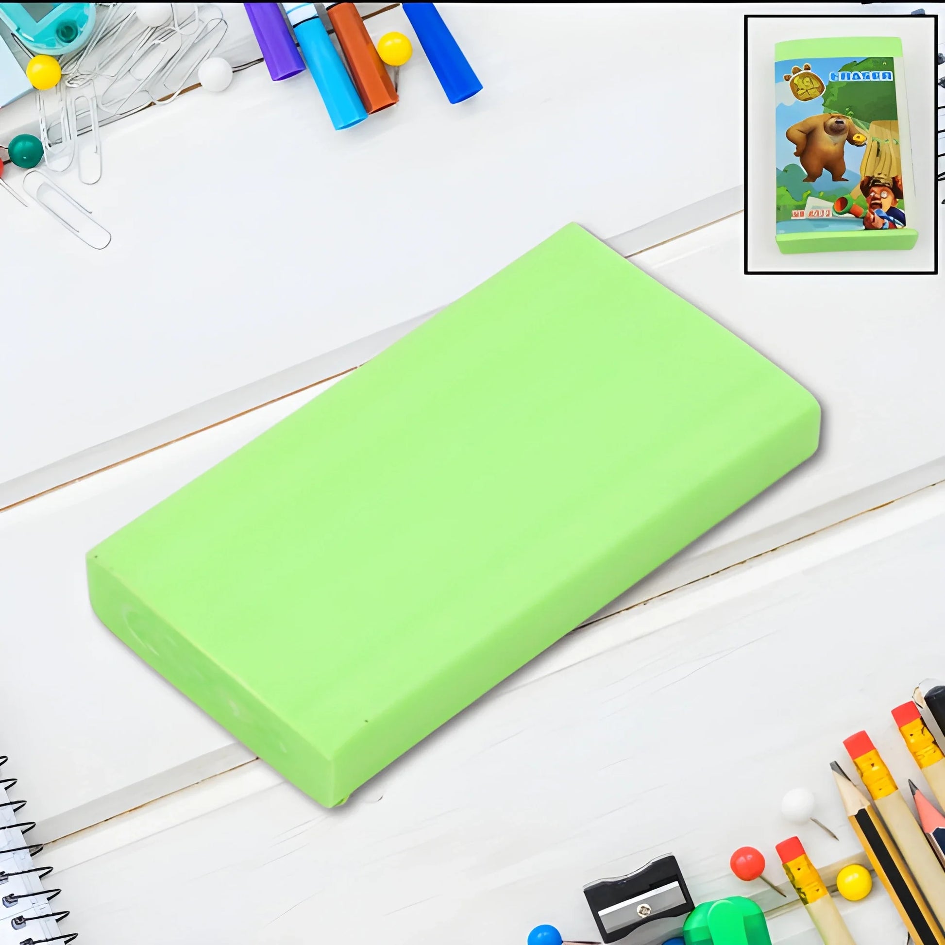 Colorful Fun-Shaped Erasers - Stationery