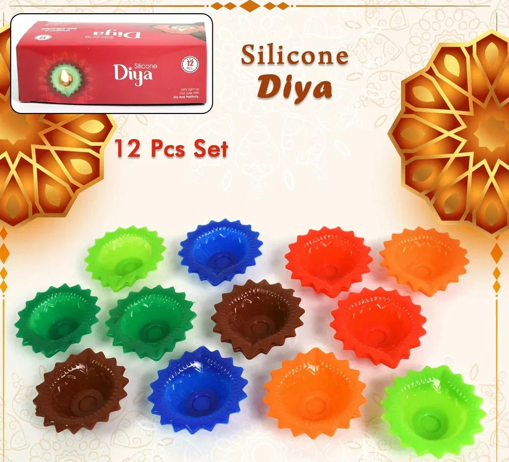 Best colorful silicone diya set - candle holders | 2025 | fast shipping