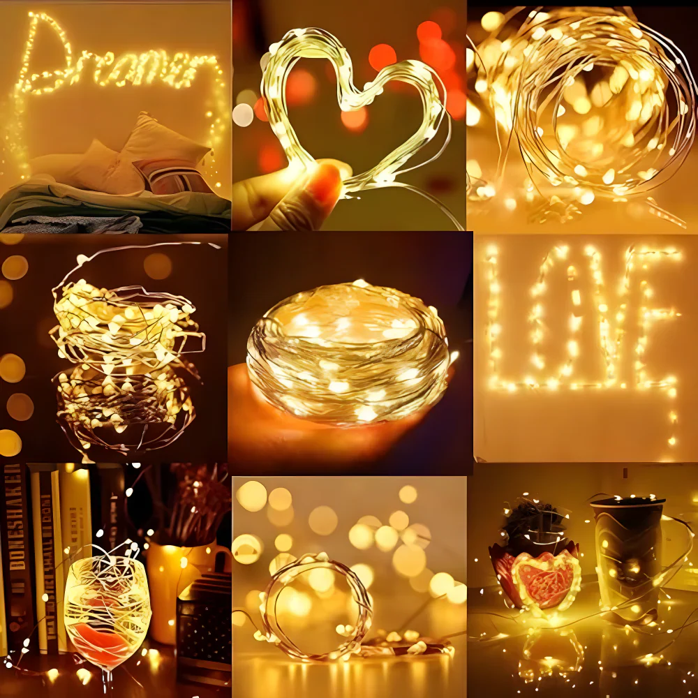 Copper Fairy String Lights - Home Improvement