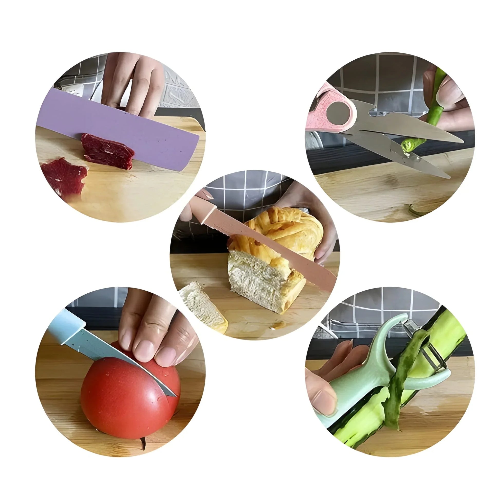 Best corrugated 6pc kitchen knife set - 2025 | fast shipping