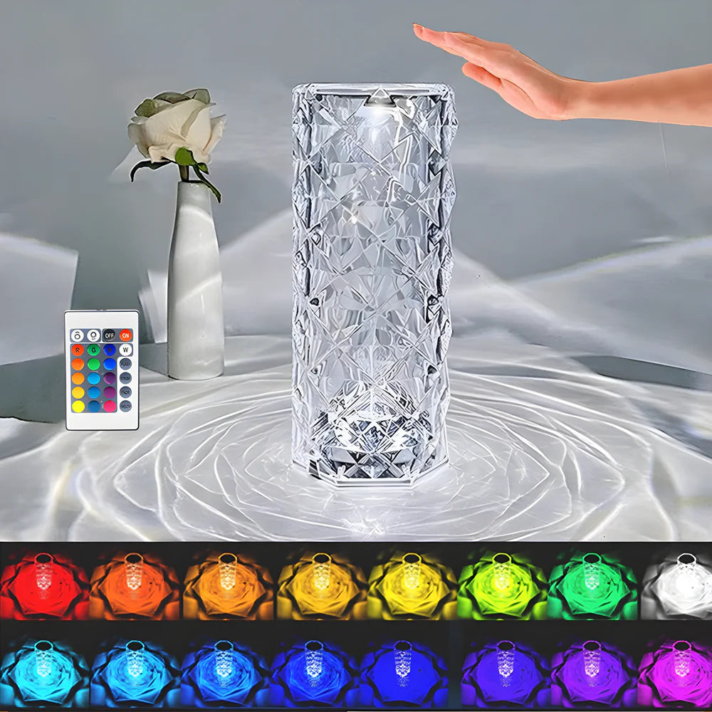 Best crystal rose lamp - night lights & ambient lighting | 2025 | fast shipping
