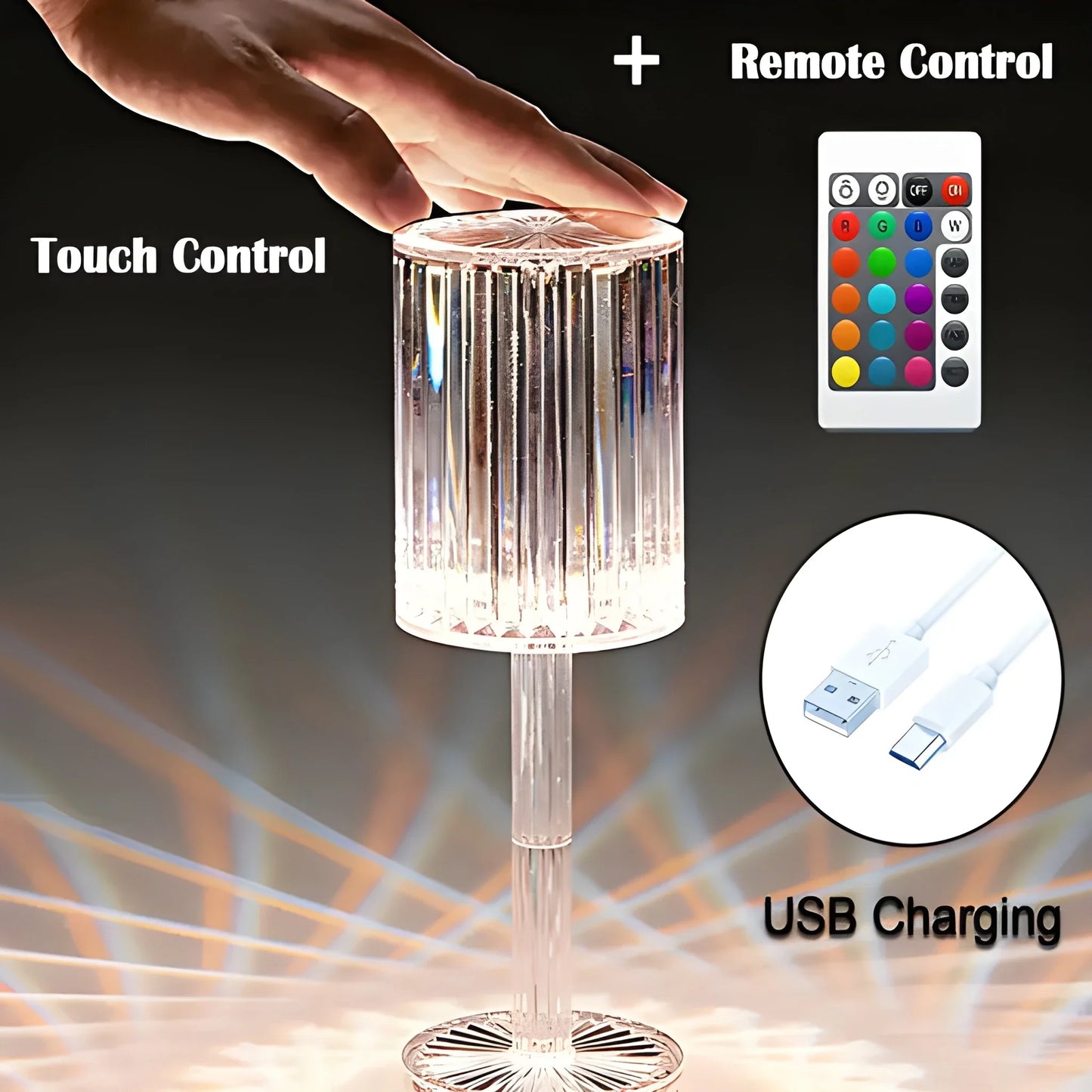 Best crystal touch table lamp - 2025 | fast shipping