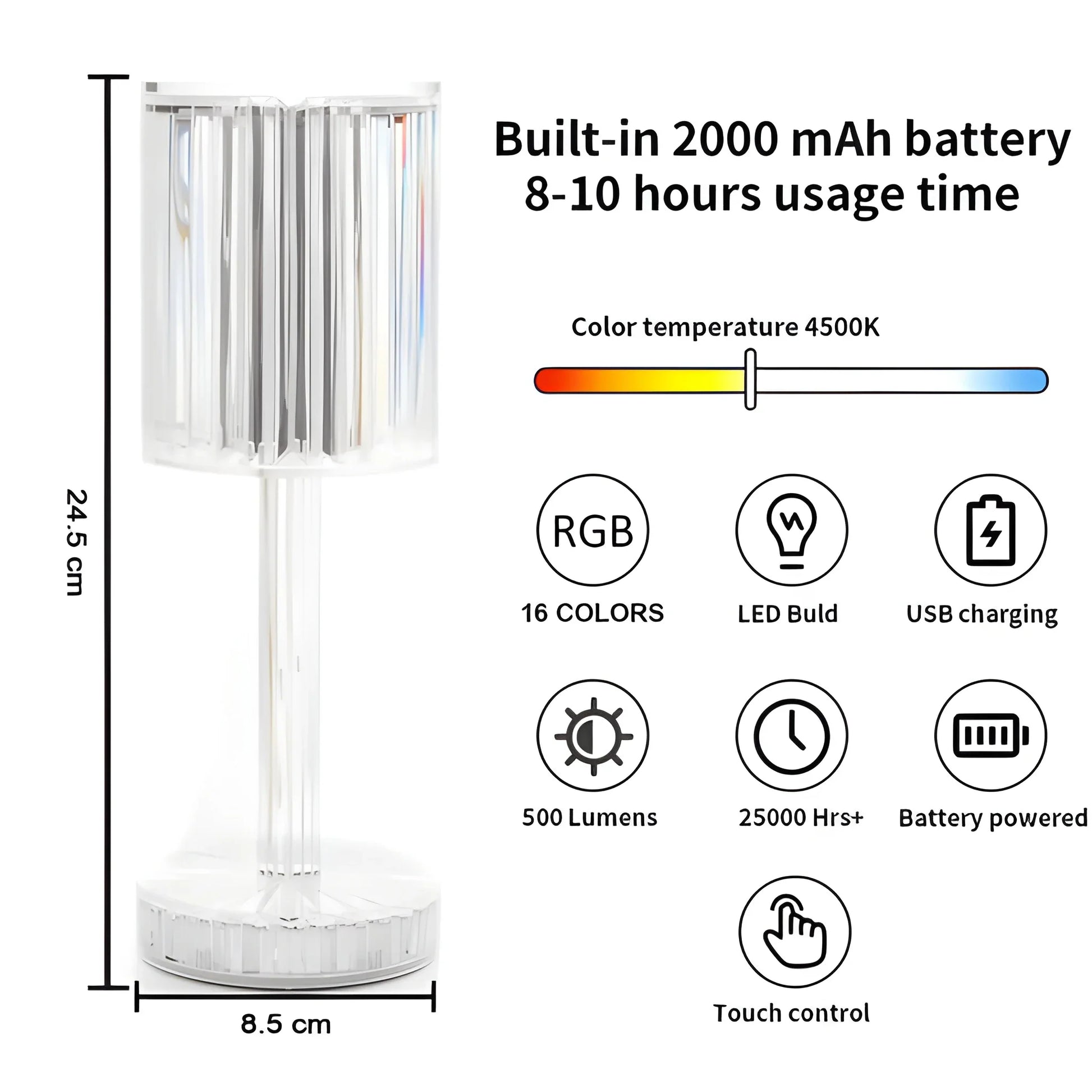 Best crystal touch table lamp - 2025 | fast shipping