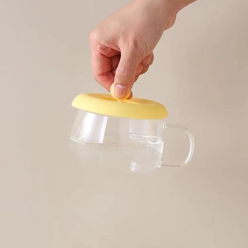 Cup Mug Lid Dust Proof Silicone Rubber Airtight Seal - Home & Kitchen