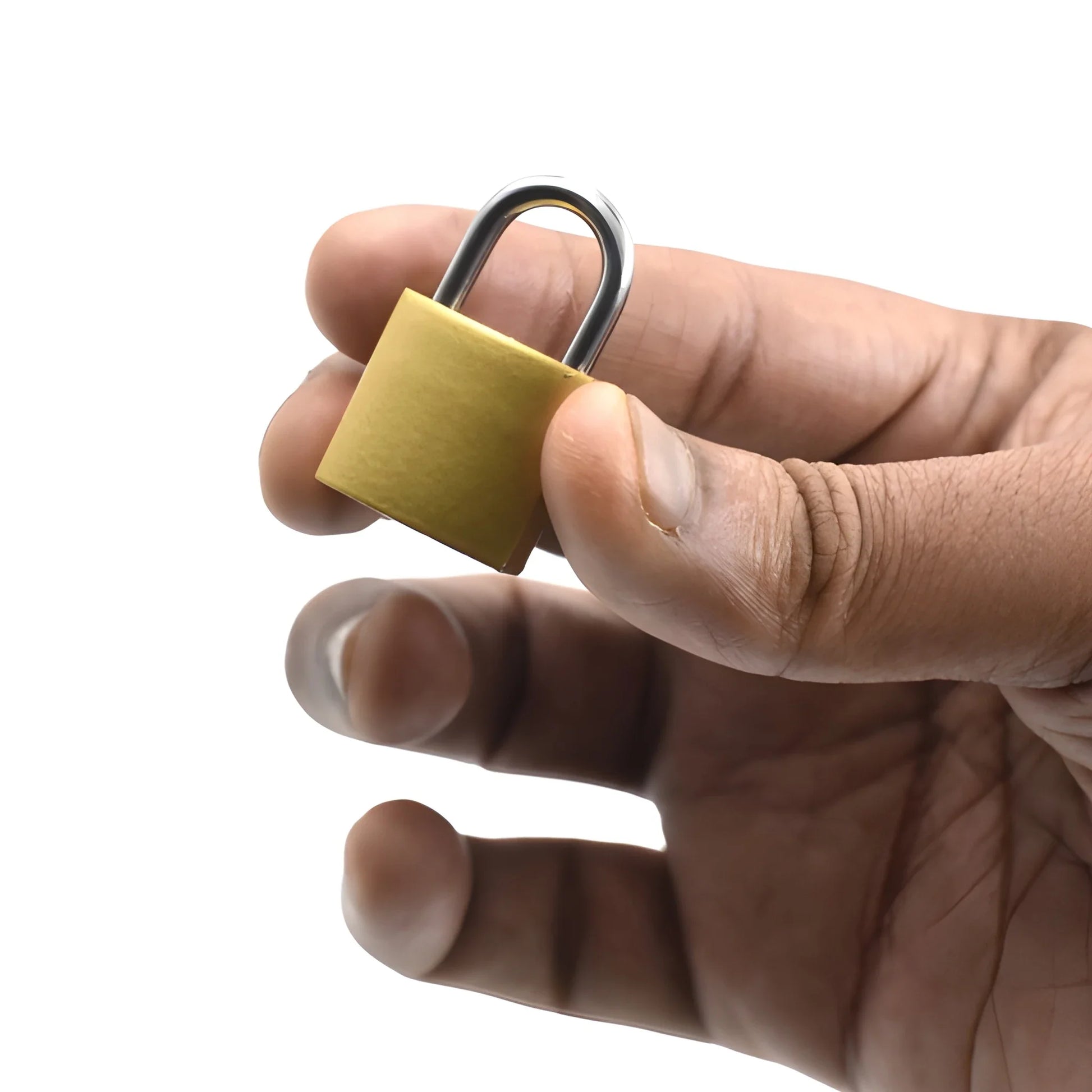 Cut-Resistant Brass Padlock - Home Improvement