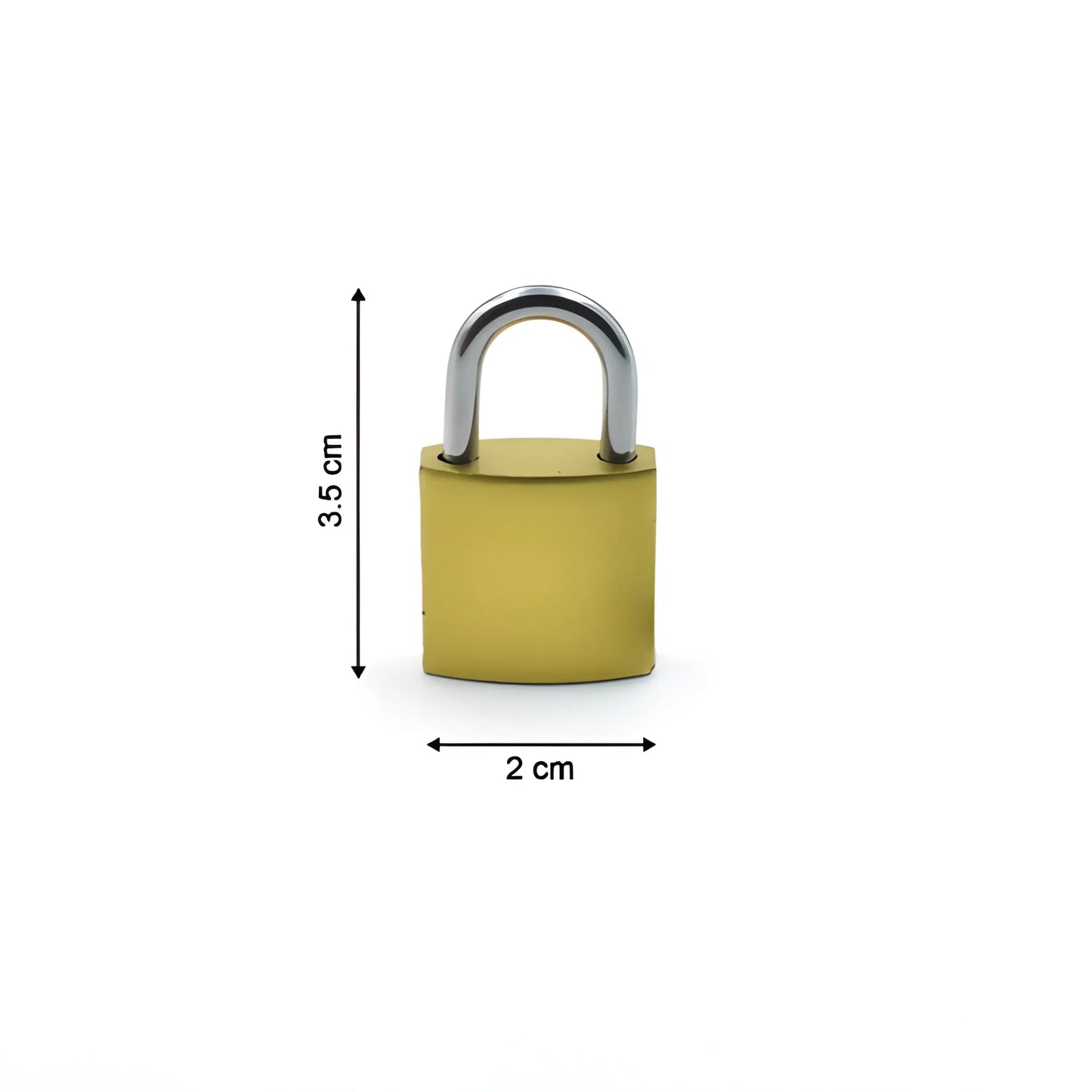 Cut-Resistant Brass Padlock - Home Improvement