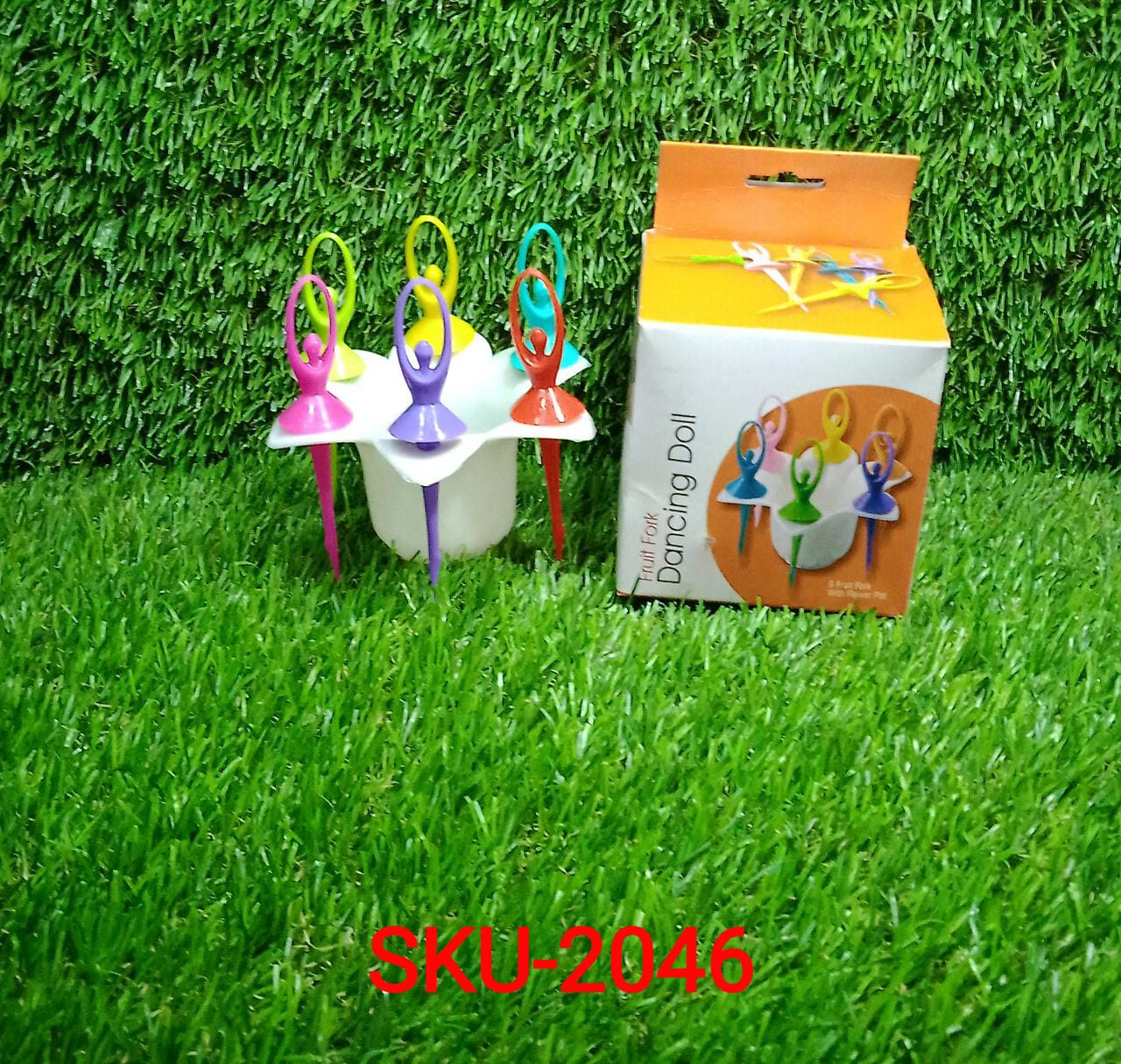 Dancing Doll Fruit Forks
