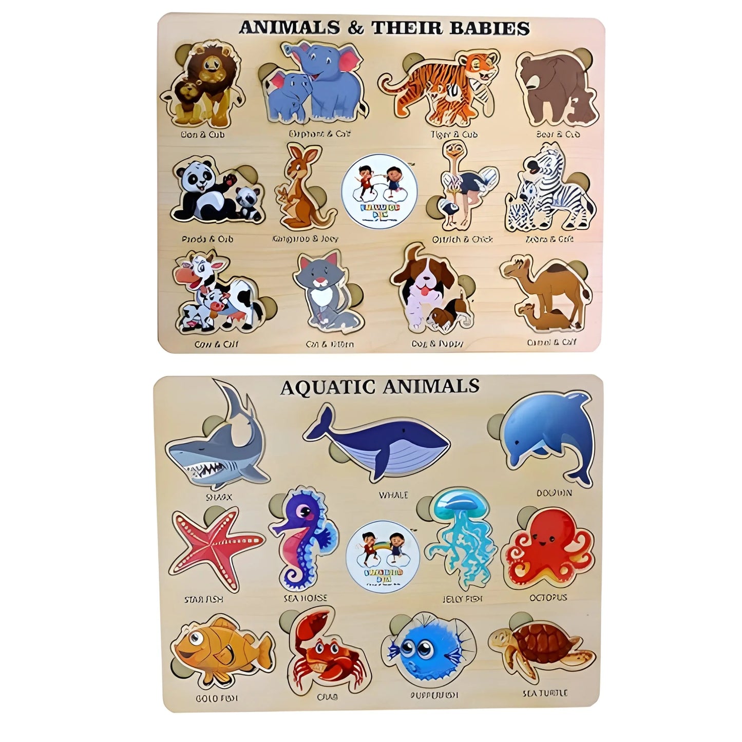 Best seawater animal wooden puzzle board - toys & games | 2025 | fast shipping