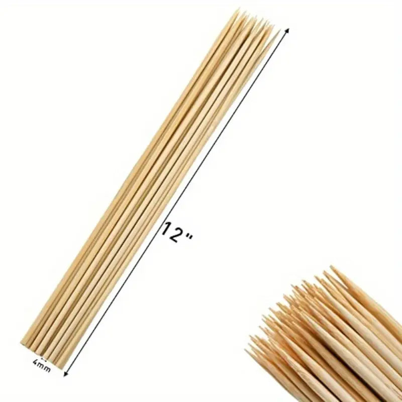 100-pack bamboo skewers