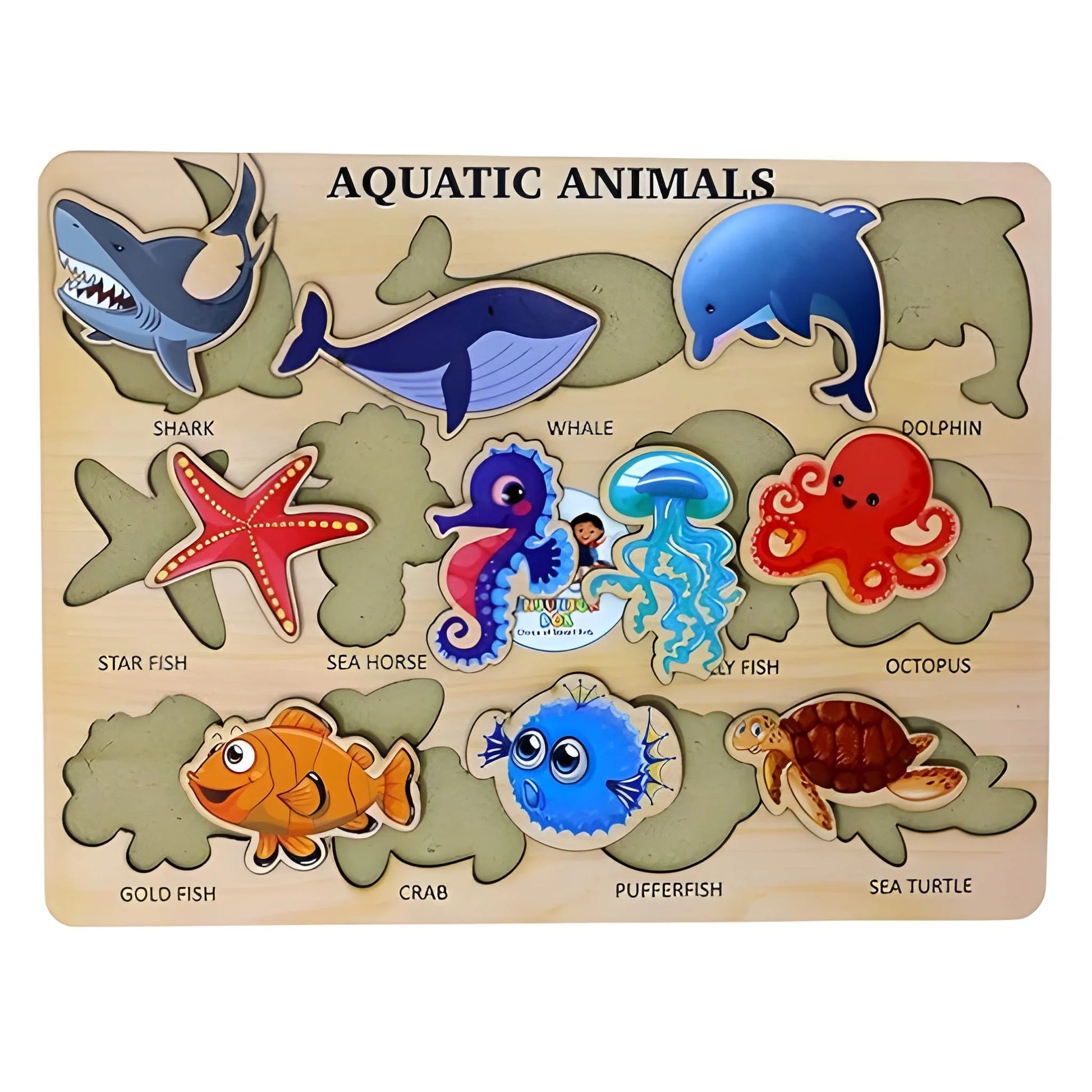 Best seawater animal wooden puzzle board - toys & games | 2025 | fast shipping