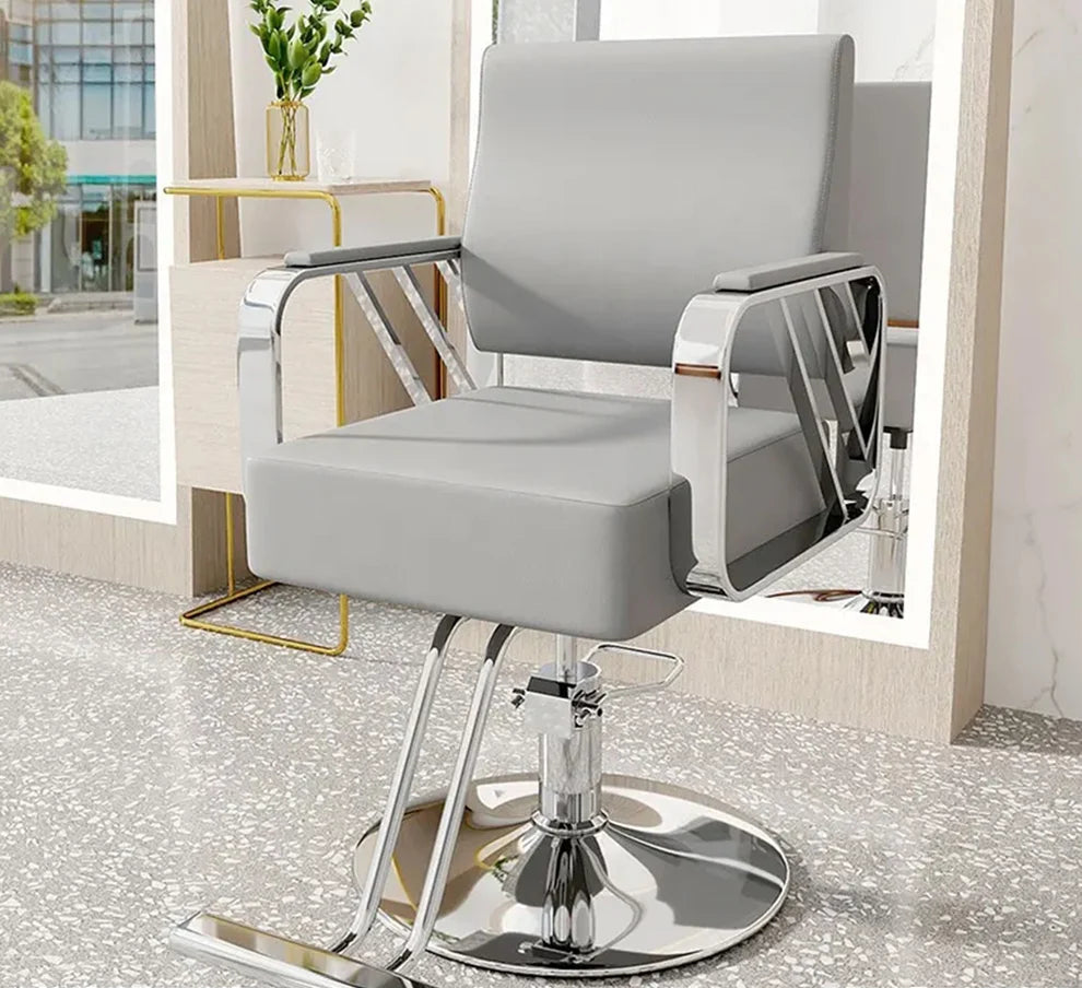 Best salon hydraulic barber chair – silver - styling chairs | 2025 | fast shipping