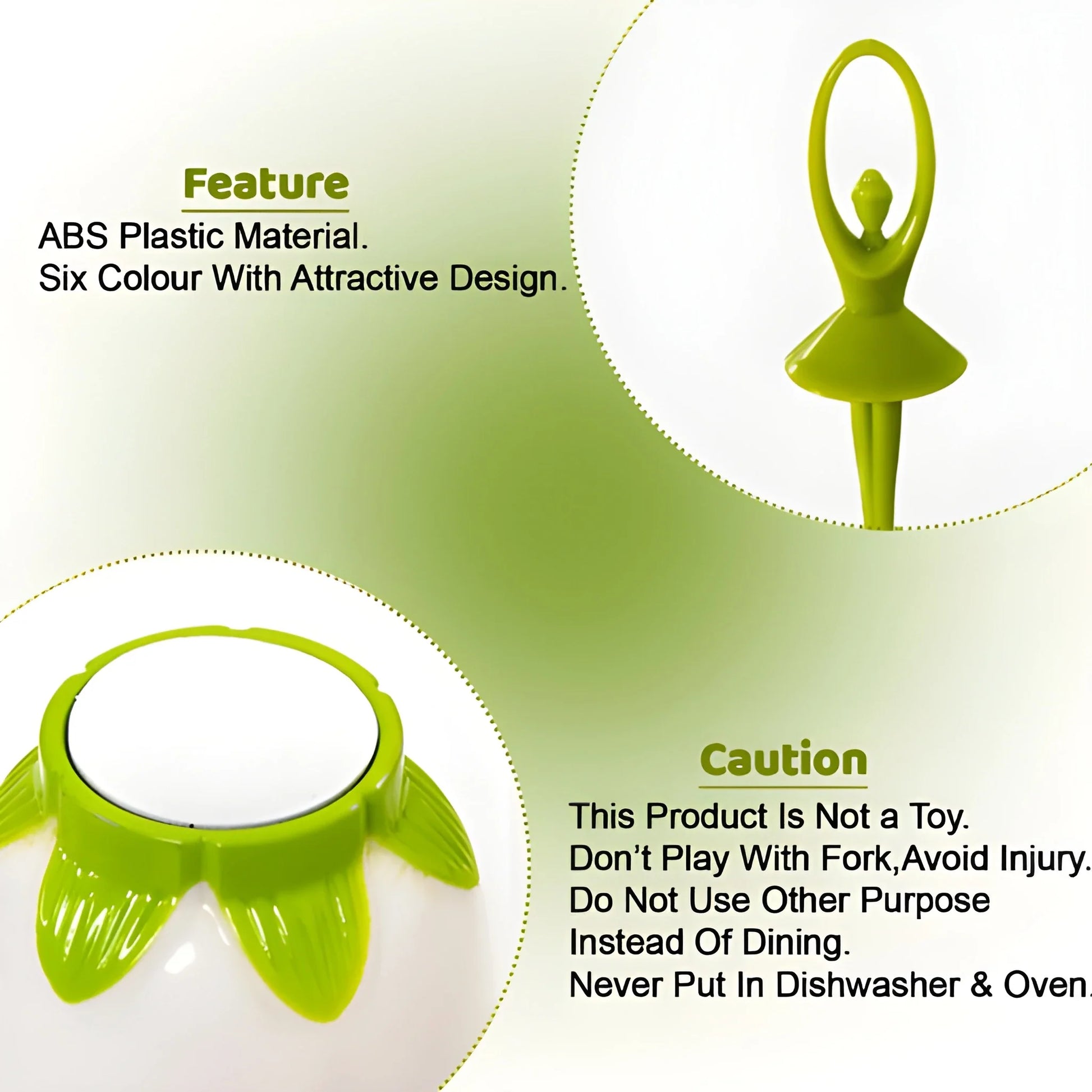 Dancing Doll Fruit Forks - Home & Kitchen