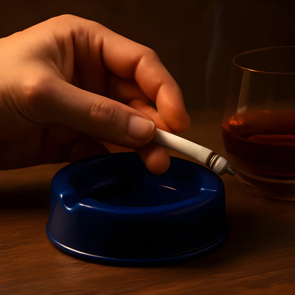 Dark Blue Ashtray - Home Improvement