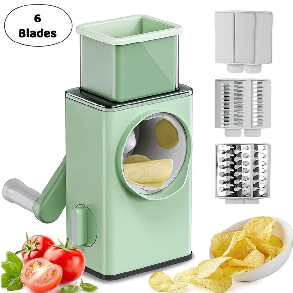 6-blade vegetable chopper & slicer