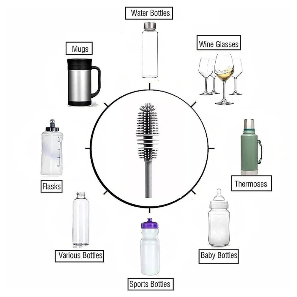 Deep-Clean Bottle Brush - Industrial & Scientific