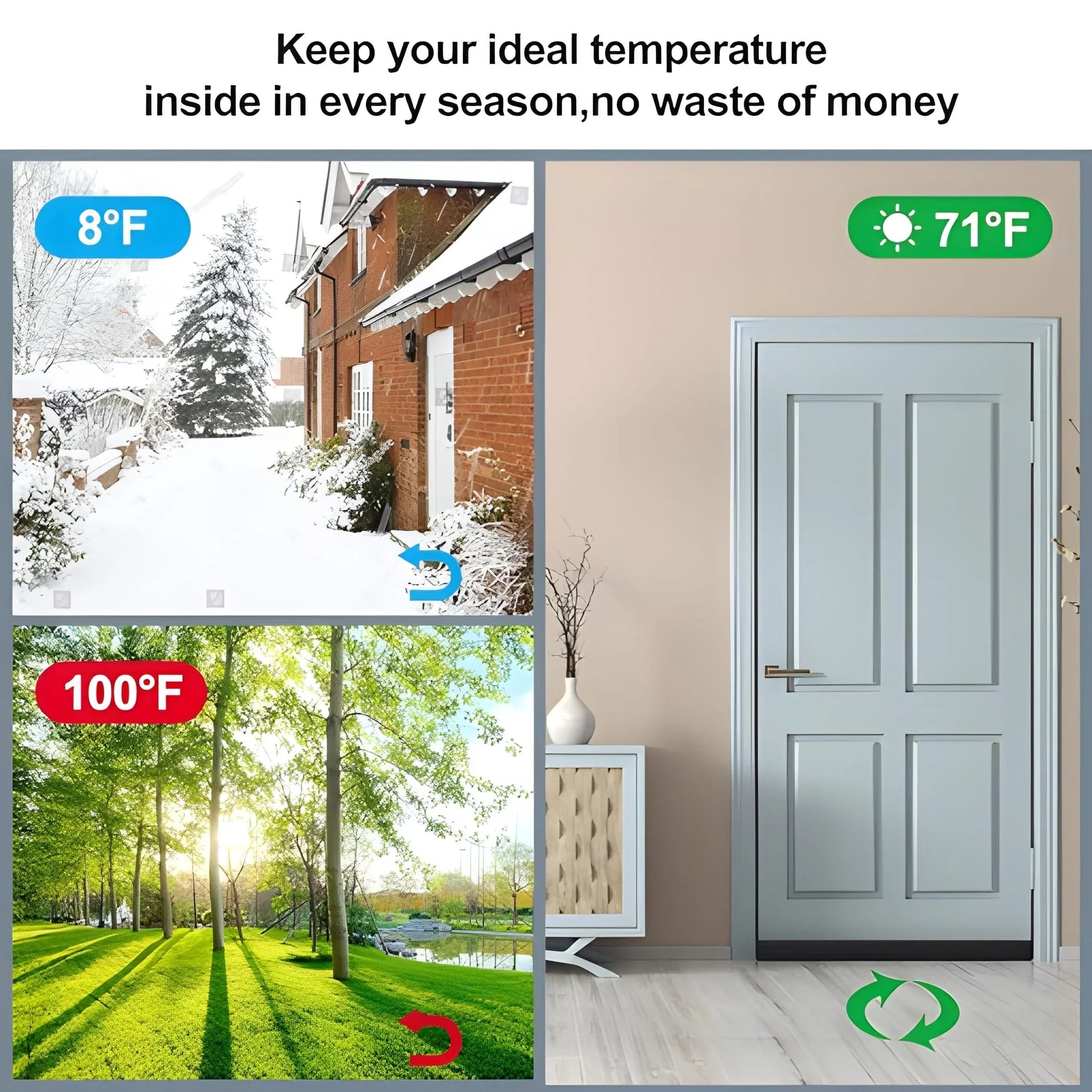 Best door seal twin draught draft guard - home & garden | 2025 | fast shipping