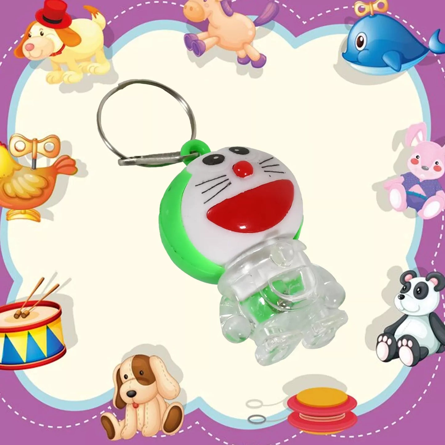 Best doraemon lightning keychain - keychains | 2025 | fast shipping