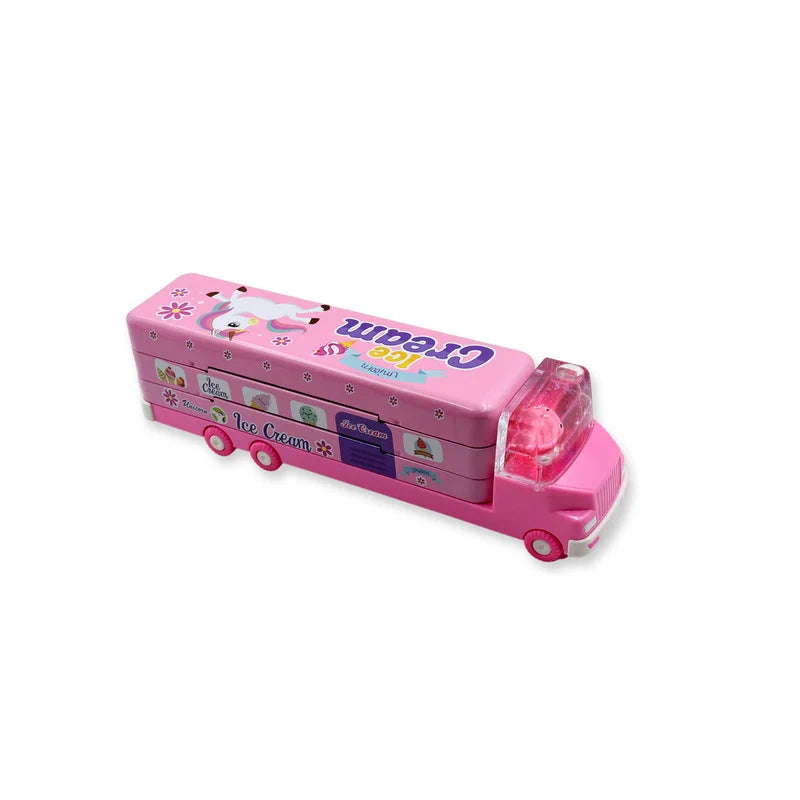 Best double decker ice cream truck pencil case - pen & cases | 2025 | fast shipping