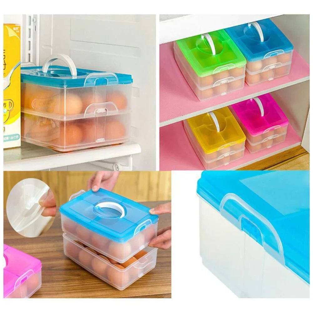 Best double layer egg box - food storage containers | 2025 | fast shipping