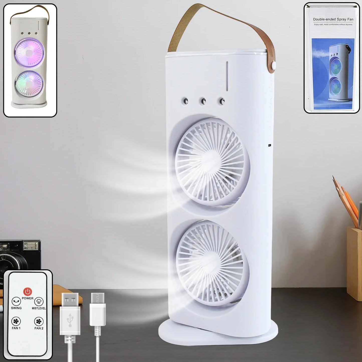Best dual spray cooling fan - desk & pedestal fans | 2025 | fast shipping