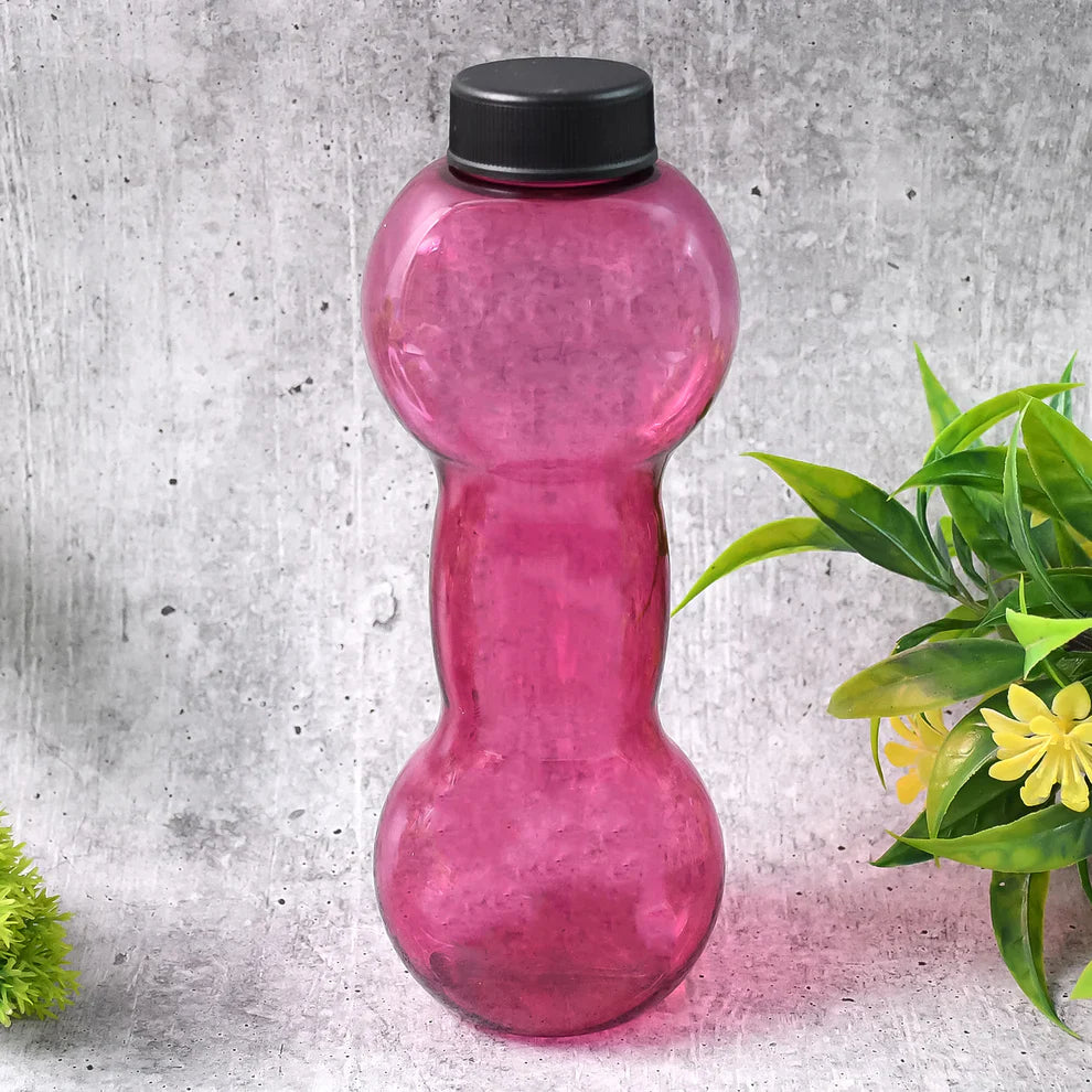 Dumbbell Shape Water Bottle – 750ML - Home & Kitchen