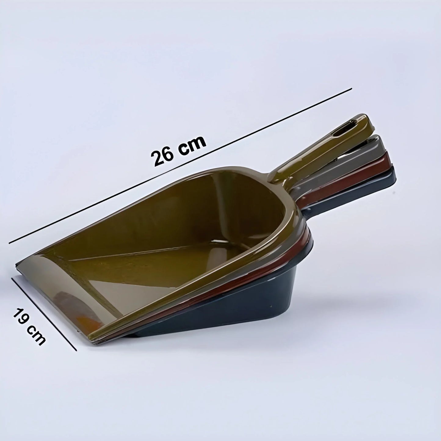Durable Multi Surface Plastic Dustpan With Handle - Industrial & Scientific