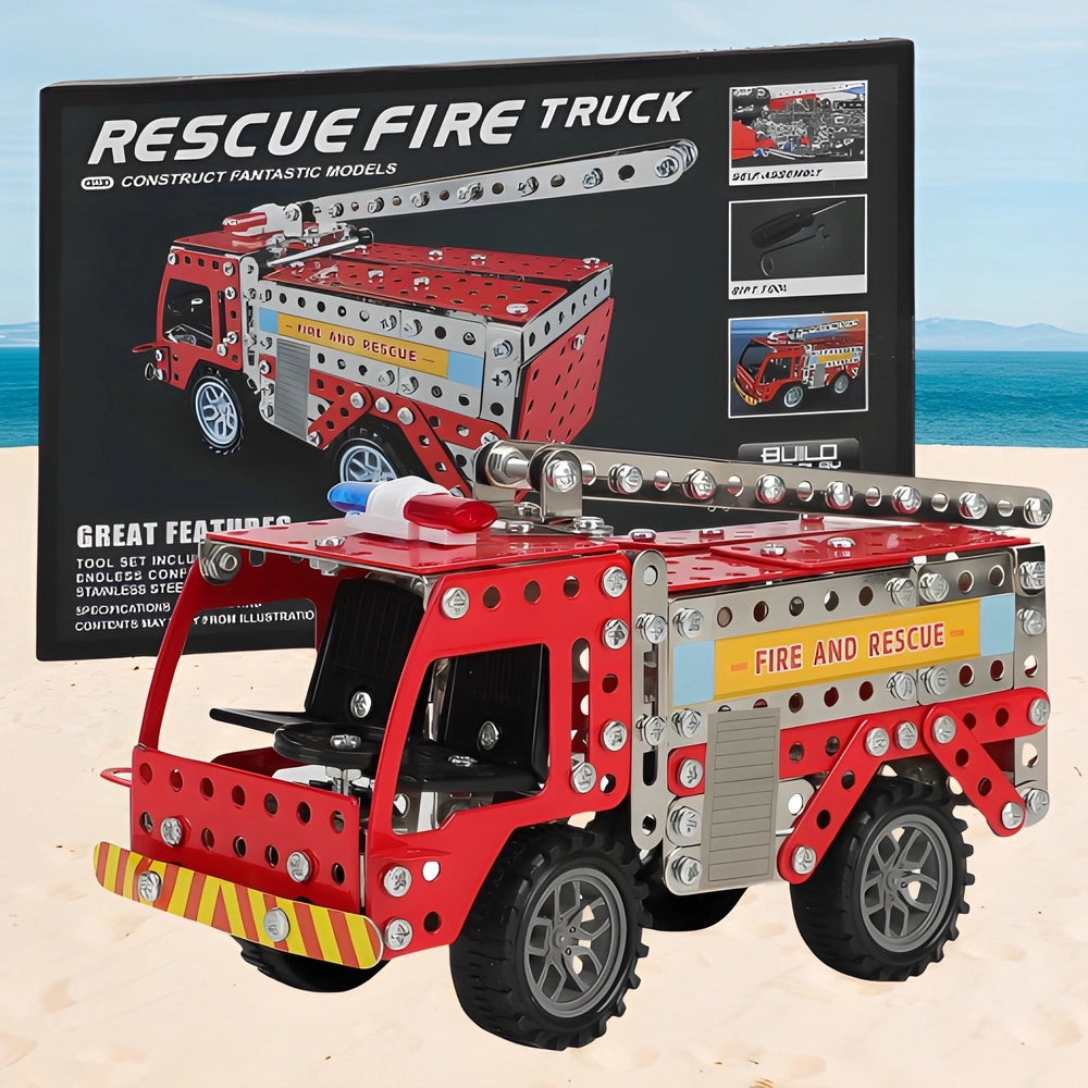 Best metal fire truck building kit - toy cars | 2025 | fast shipping