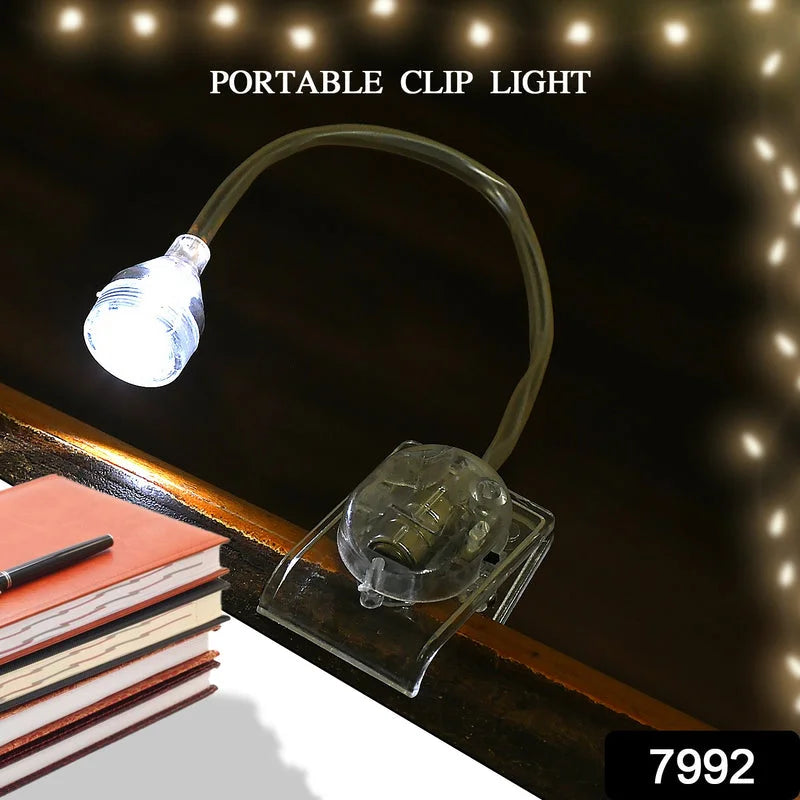 Portable clip-on light