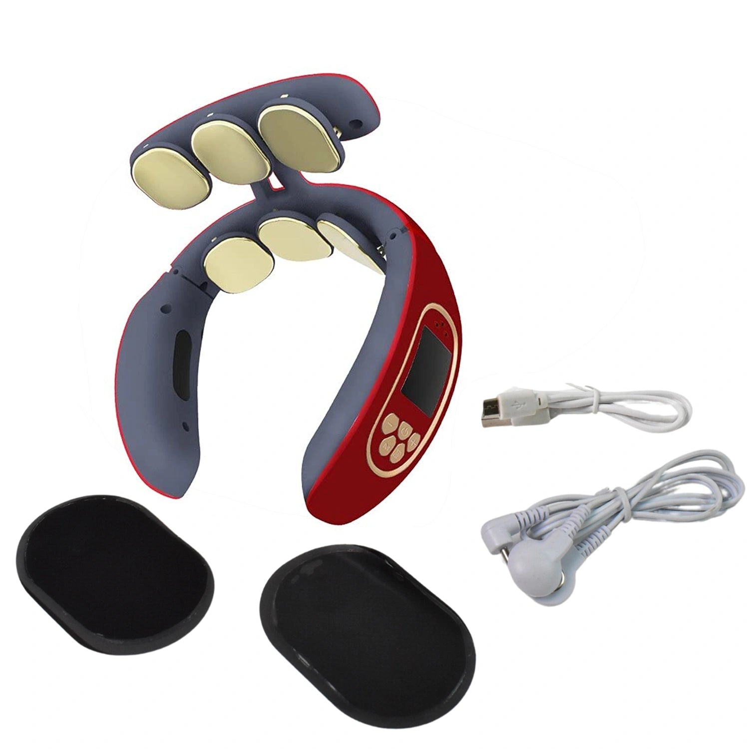 6-head electric neck massager