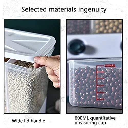 Best easy flow cereal dispenser – 3 in 1 wall mount - food storage containers | 2025 | fast shipping