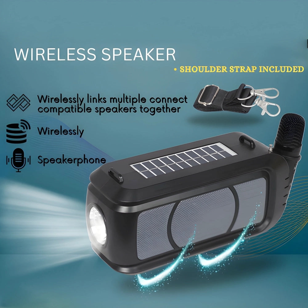 Best solar bluetooth speaker with mic - speakers | 2025 | fast shipping