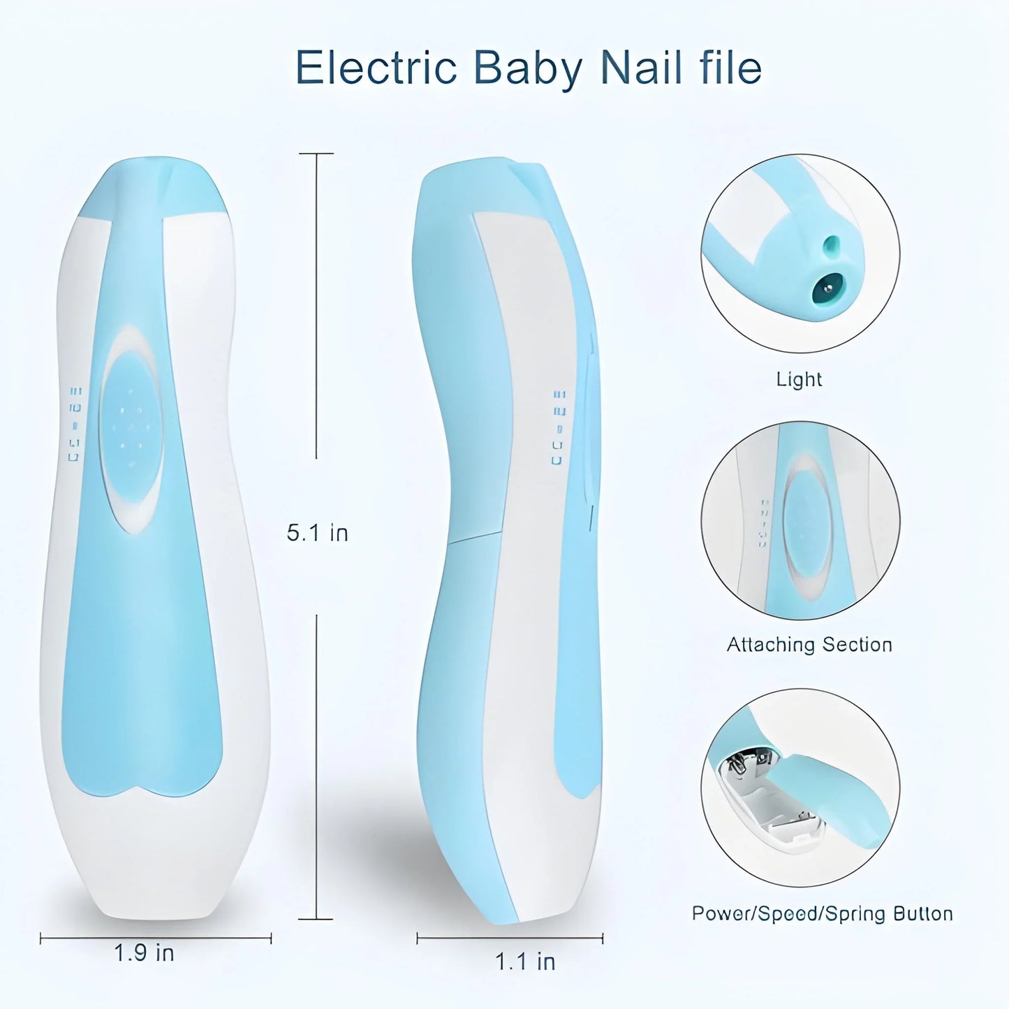 Best electric baby nail trimmer with grinding heads - & toddler | 2025 | fast shipping
