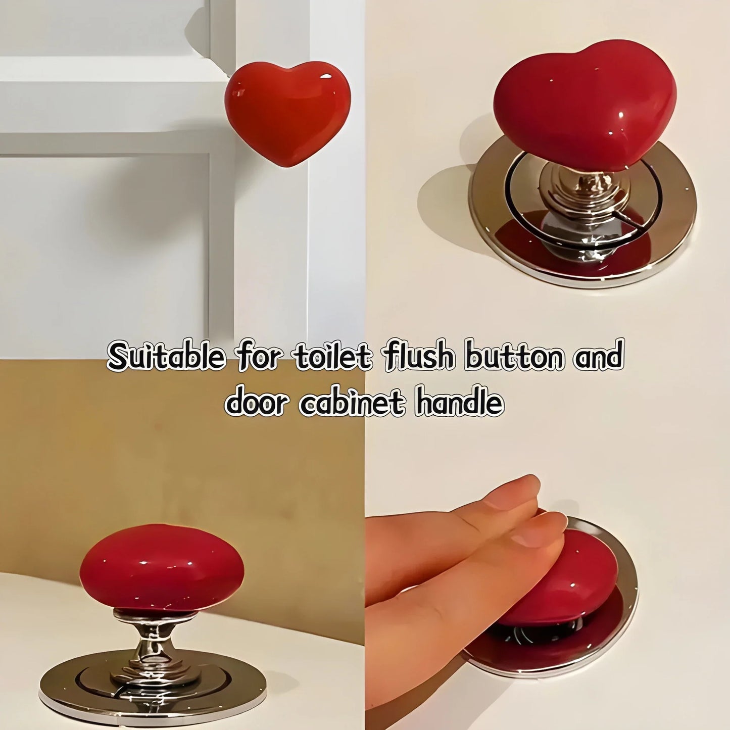 Elegant Heart Cabinet Knob - Home Improvement