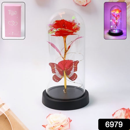 Best elegant led eternal rose in plastic dome (1 pc battery not included) - 2025 | fast shipping