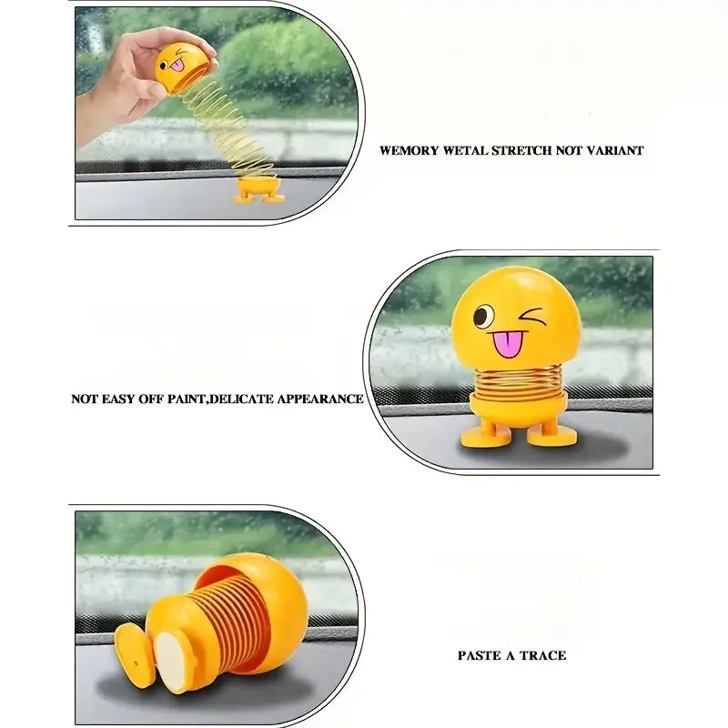 Emoticon Spring Doll - Car & Motorbike