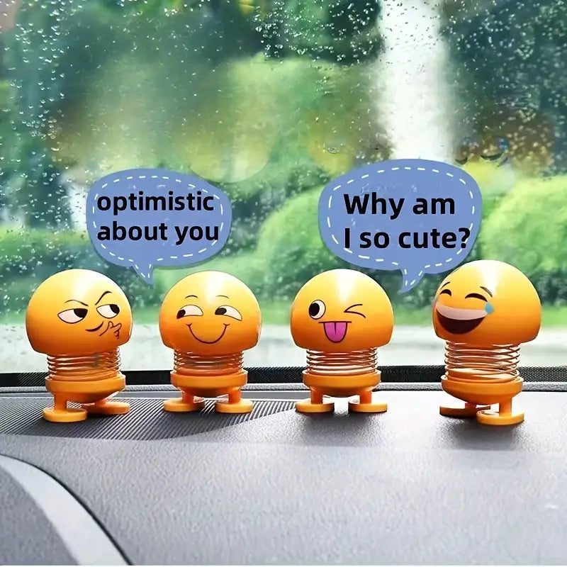 Emoticon Spring Doll - Car & Motorbike
