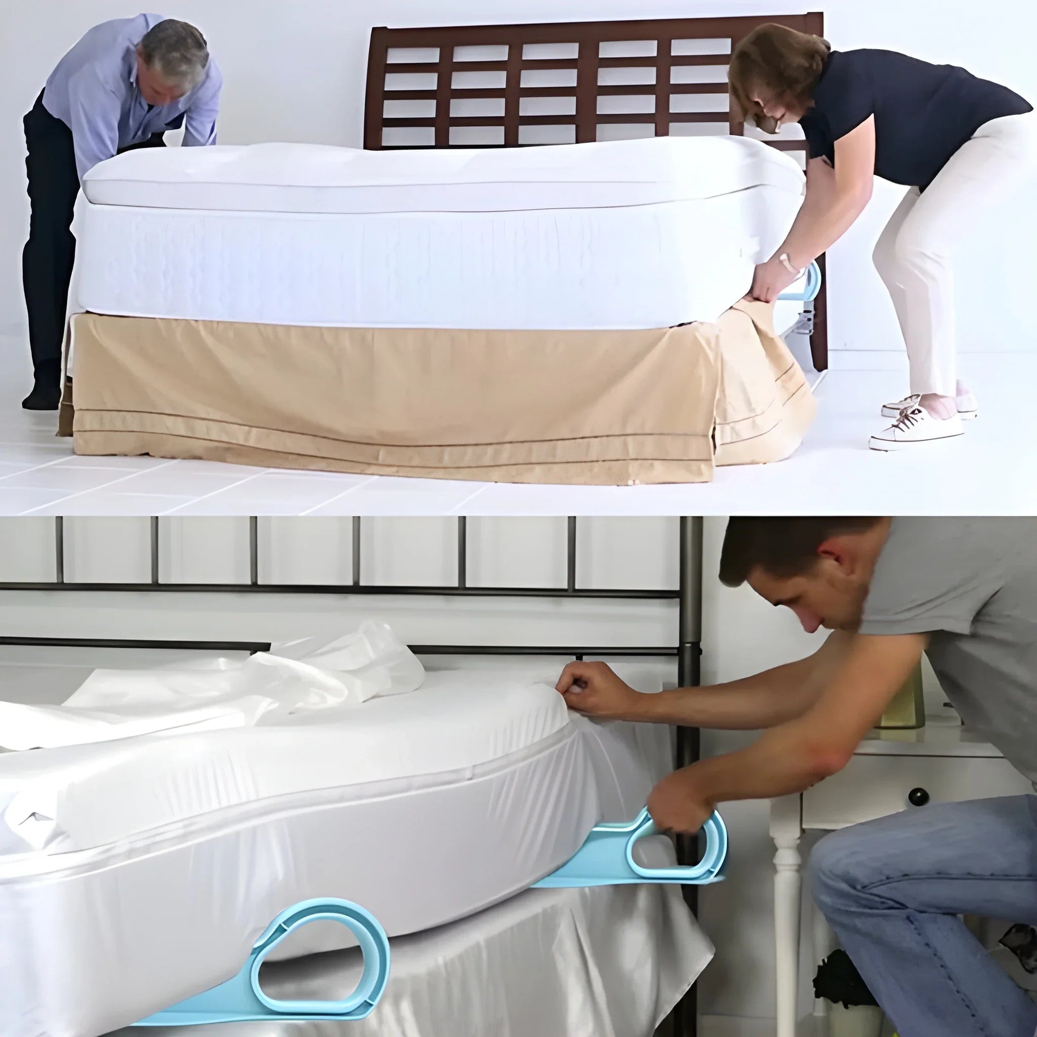 Ergonomic Mattress Lifter Tool - Home Improvement