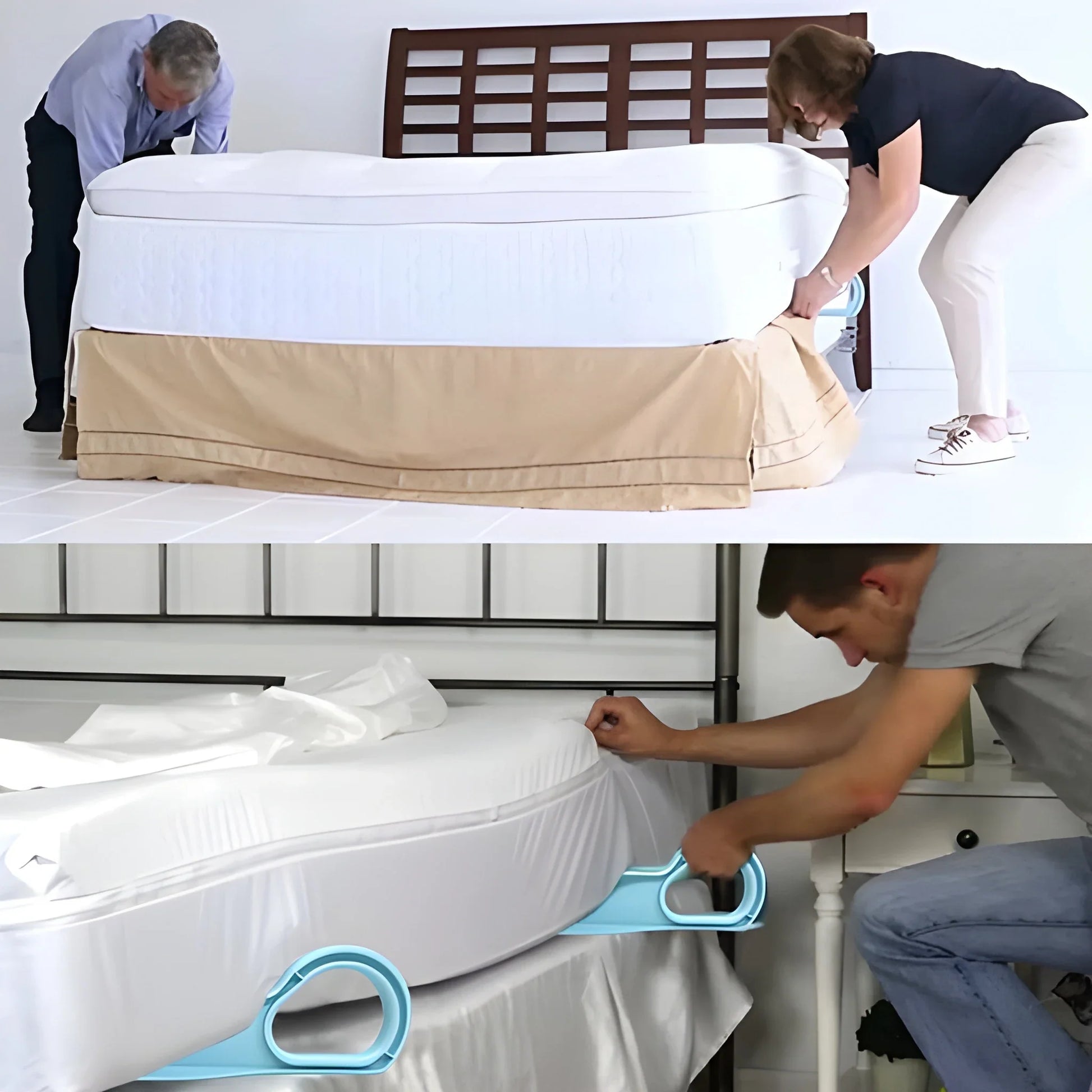 Ergonomic Mattress Lifter Tool - Home Improvement