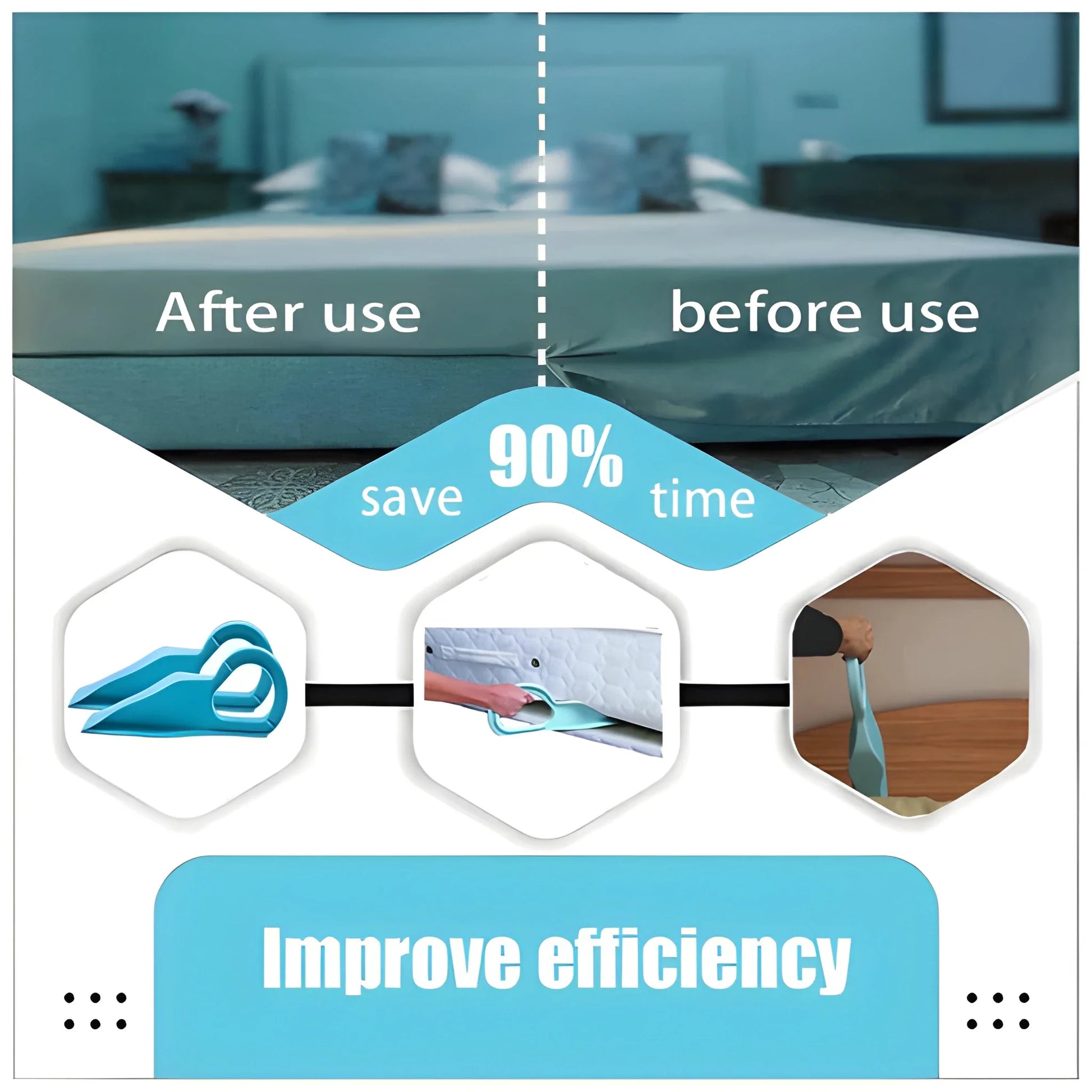 Ergonomic Mattress Lifter Tool - Home Improvement