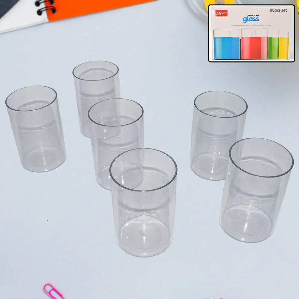 Best everyday 6-piece plastic glass set - tumblers | 2025 | fast shipping